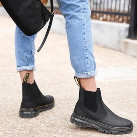 **SOLD** Dr. Martens Embury Chelsea Leather Boots - Picture 2 of 13